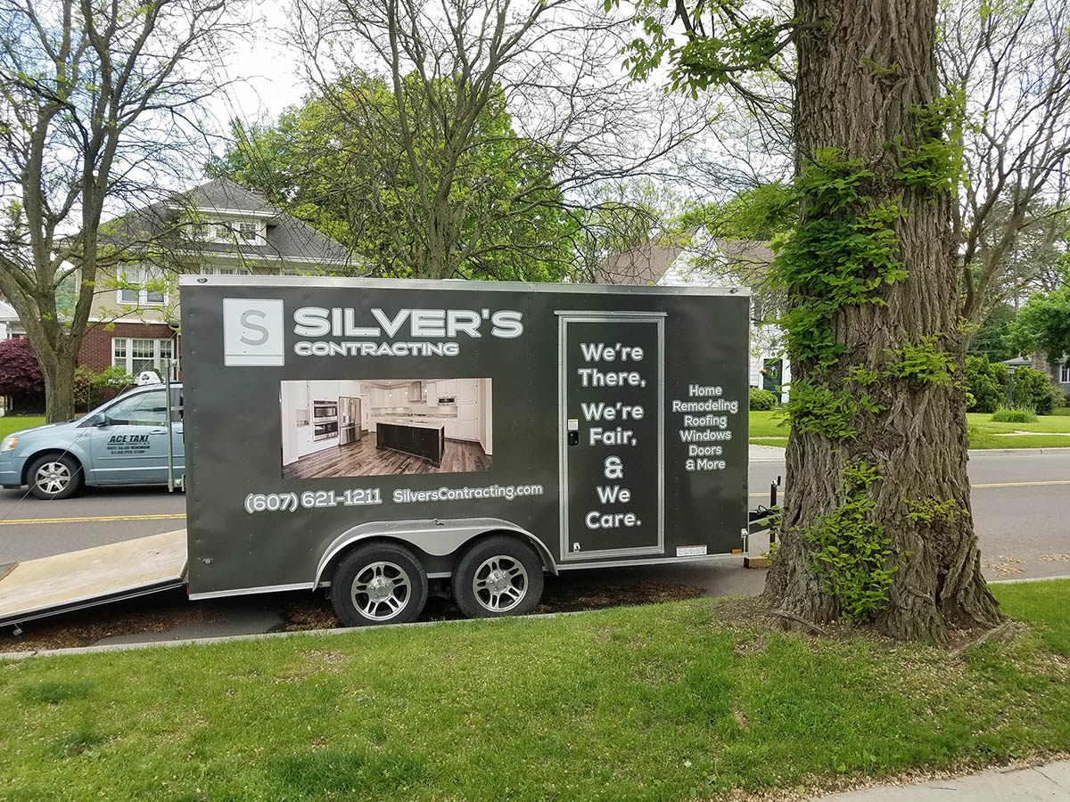 Silver's Contracting Trailer